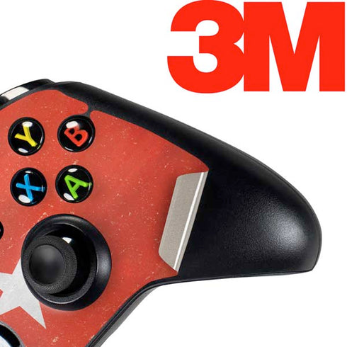 Turkish Flag Distressed Xbox One Controller Skin